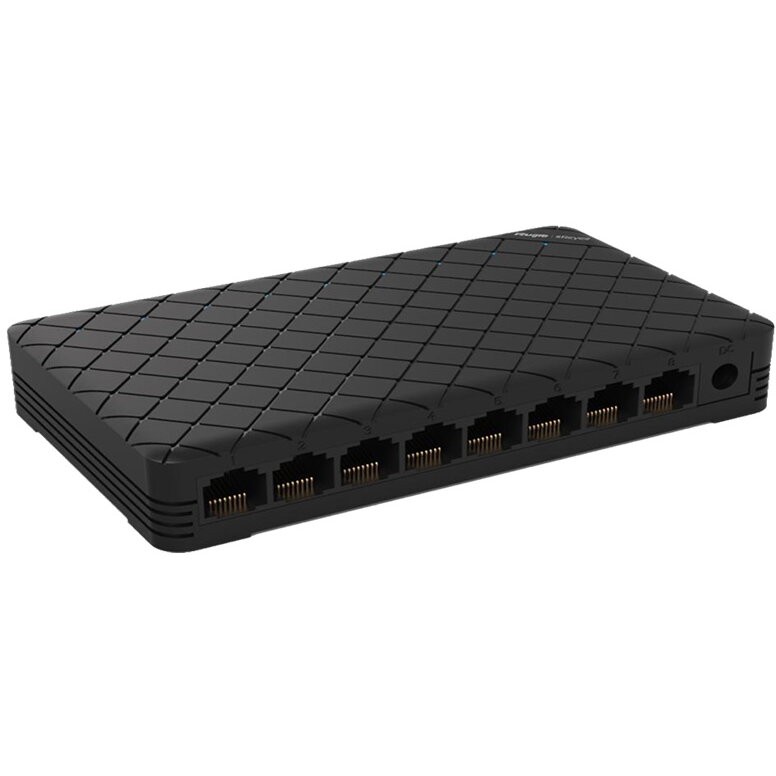 Ruijie RG-ES08G-L 8-Port 10/100/1000 Mbps Unmanaged Non-PoE Switch