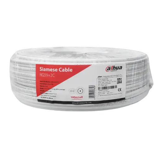 DH-PFM941I-RG59N/ 21-100 Dahua Coaxial Cable with Power Cable(2C)